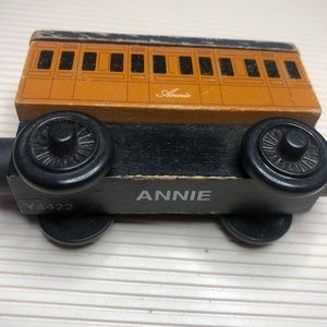Annie wooden the train